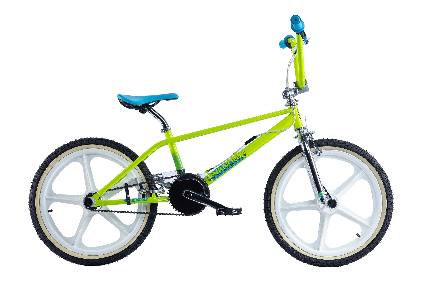 Rooster XR5 Kids Freestyler Kids 20 Wheel BMX Bike with Gyro Grey & Blue 